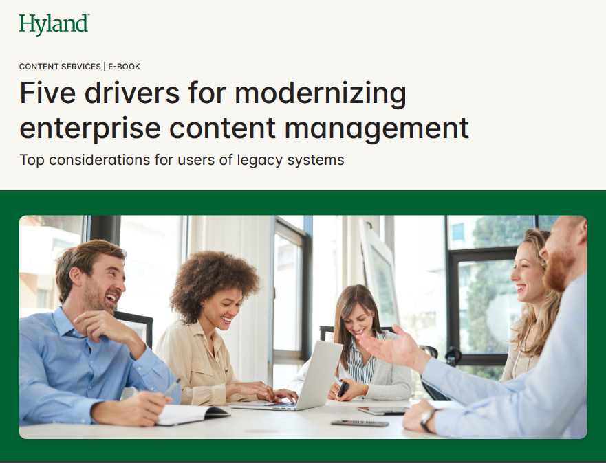 5 drivers for modernizing enterprise content management