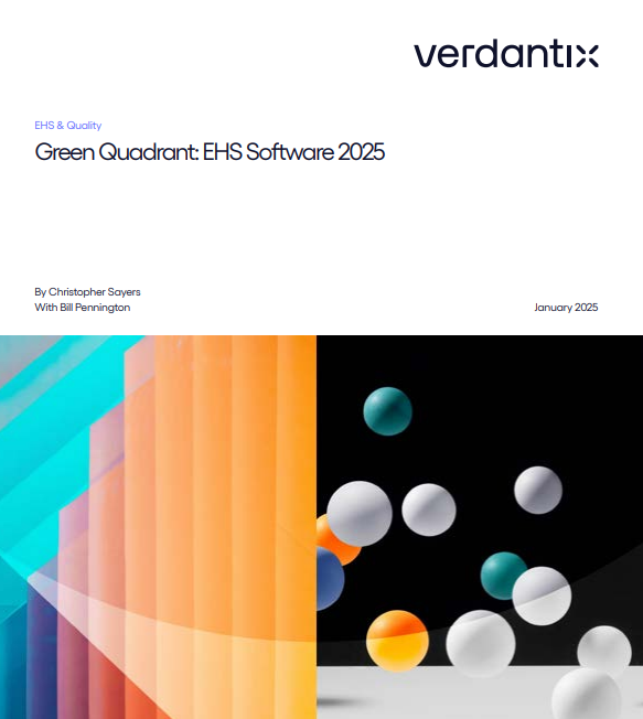 Verdantix Green Quadrant: EHS Software 2025