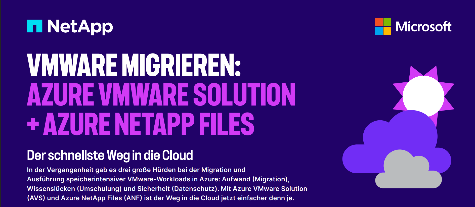 Erfolgreiche Kombination für VMware-Workload-Migration zu Azure entdecken