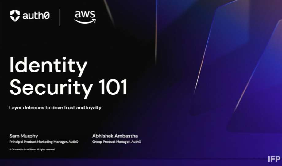 Identity Security 101 Webinar