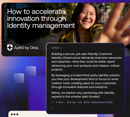 How to accelerate innovation through Identity management