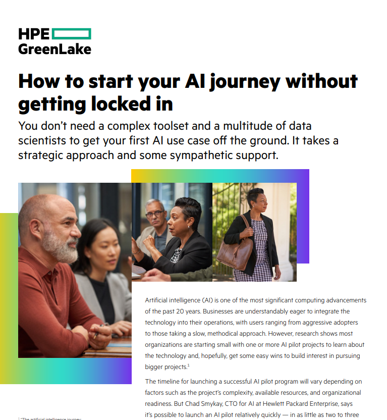 How to start your AI journey without getting locked in