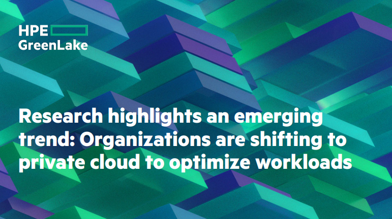 Research highlights an emerging trend: Organizations are shifting to private cloud