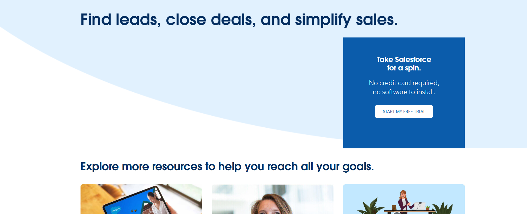 Find leads, close deals, and simplify sales