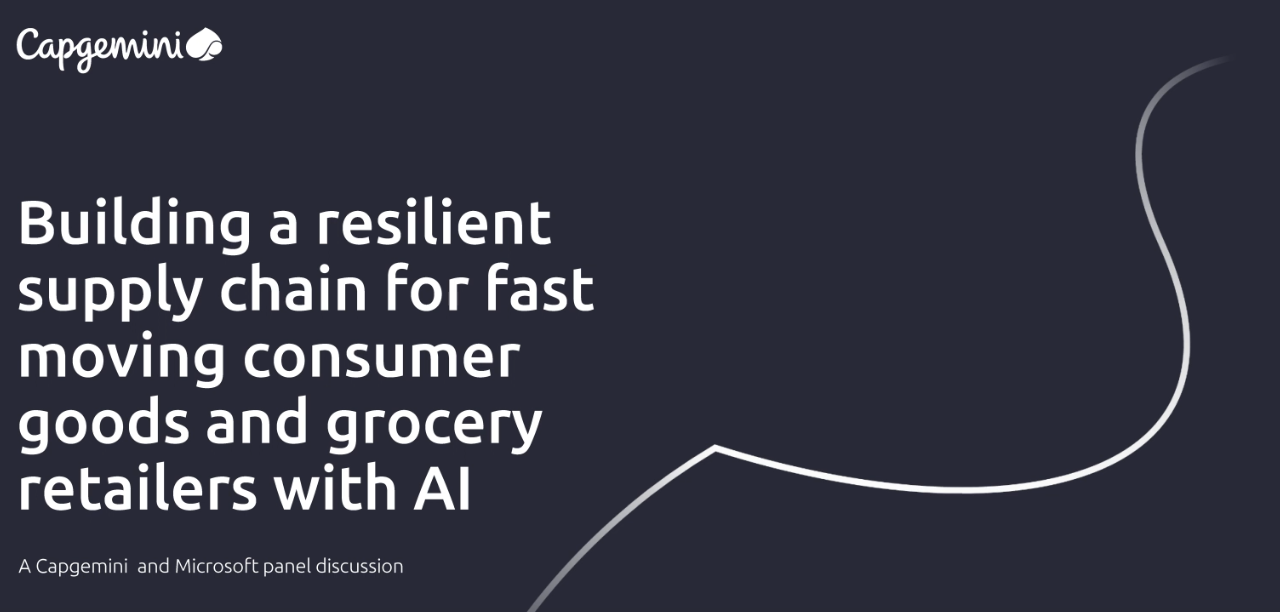 Building a resilient supply chain for FMCG and grocery retailers with AI