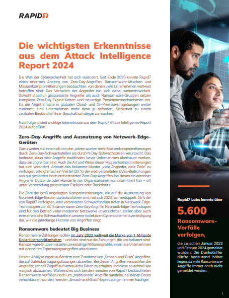 Einkaufsleitfaden 2024: Managed Detection and Response (MDR)
