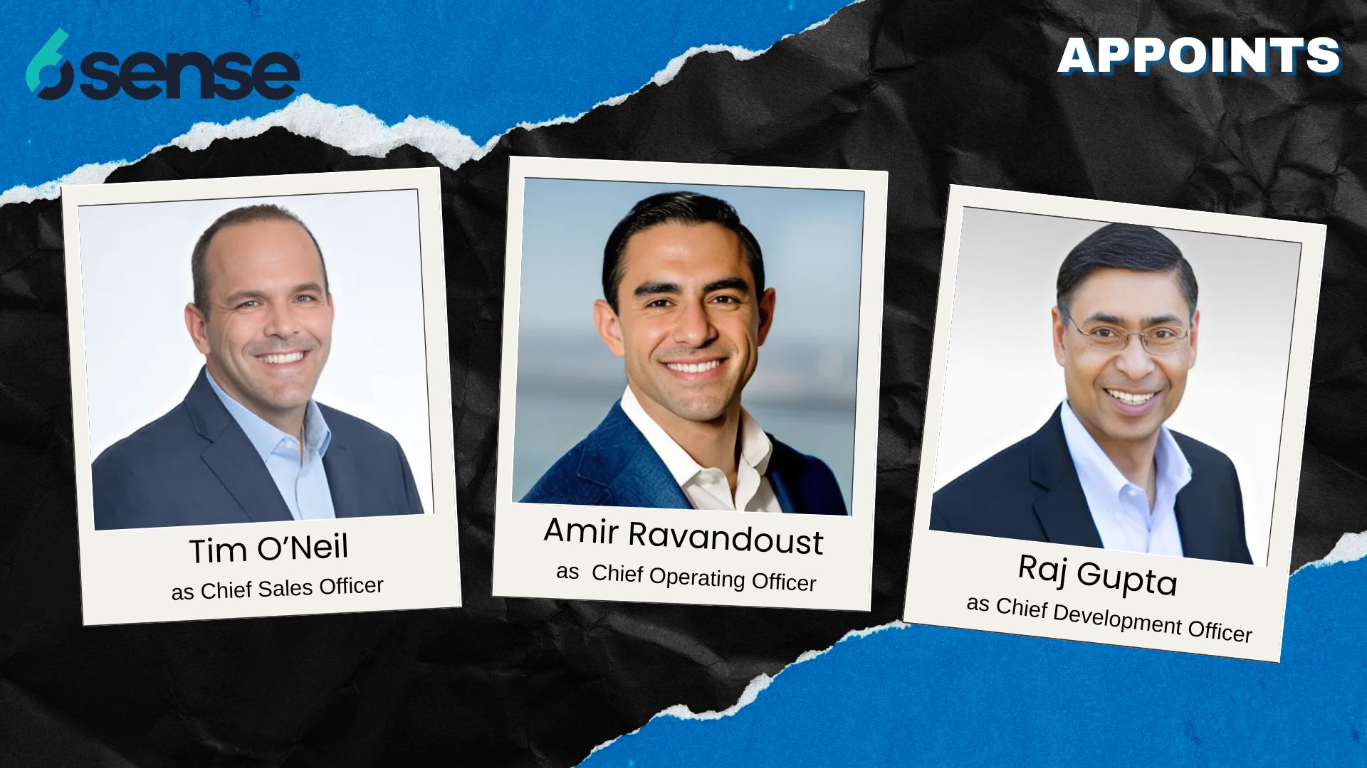 6sense Appoints New CSO, COO, and CDO to Lead AI Revenue Innovation