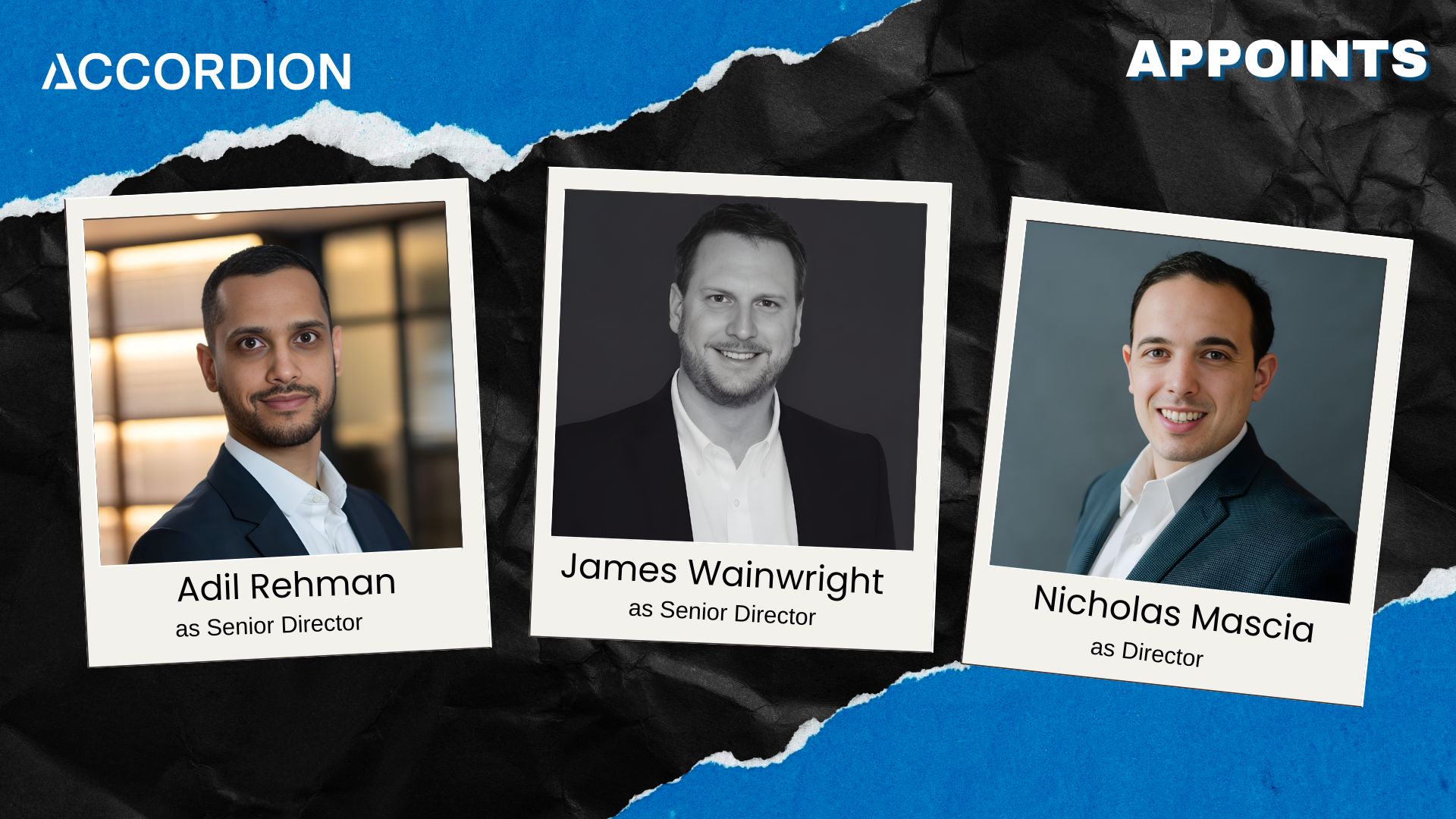 Accordion Expands European CFO Technology Practice with Three Senior Hires