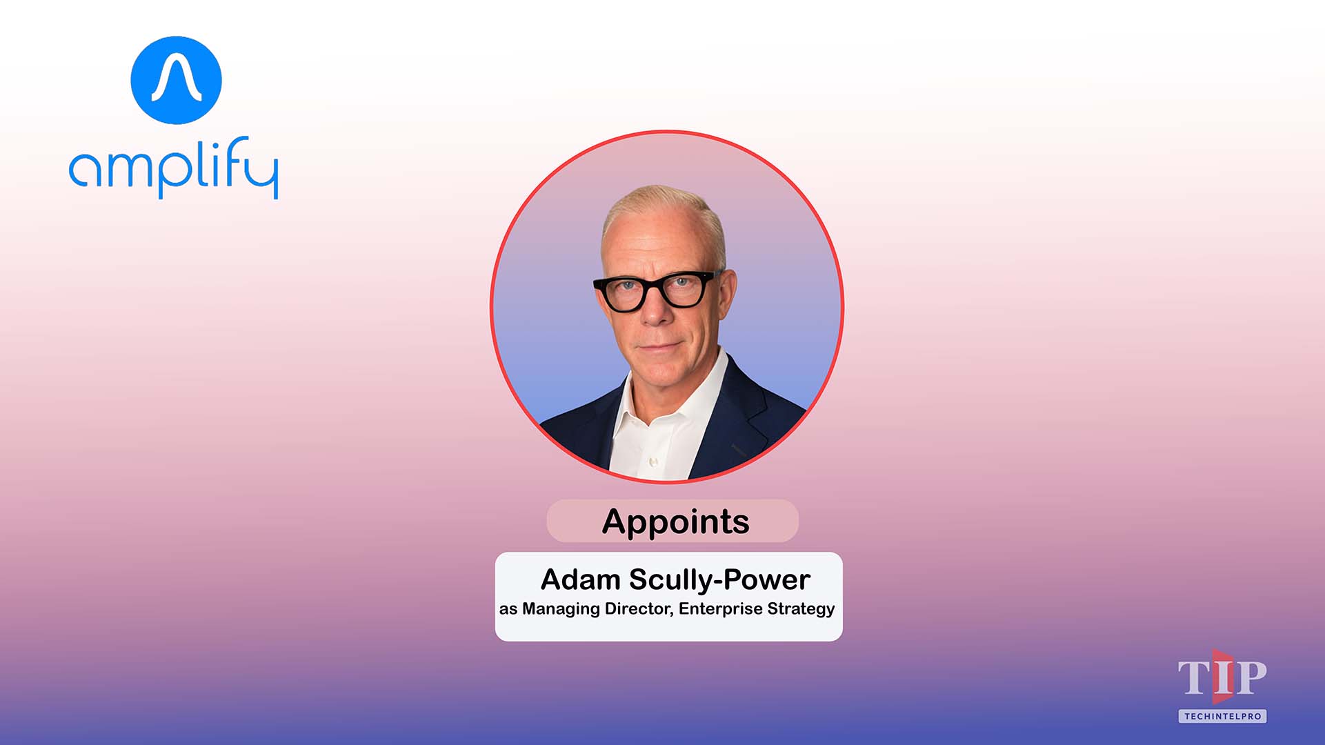 Amplify Appoints Adam Scully-Power as MD of Enterprise Strategy
