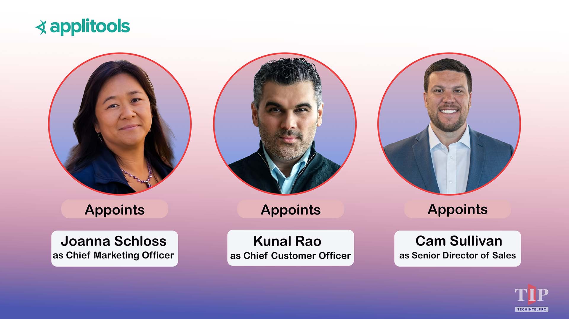 Applitools Appoints CMO, CCO, and Sales Director