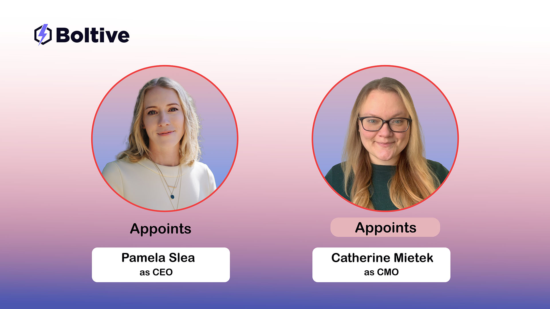 Pamela Slea Named CEO of Boltive, Appoints CMO