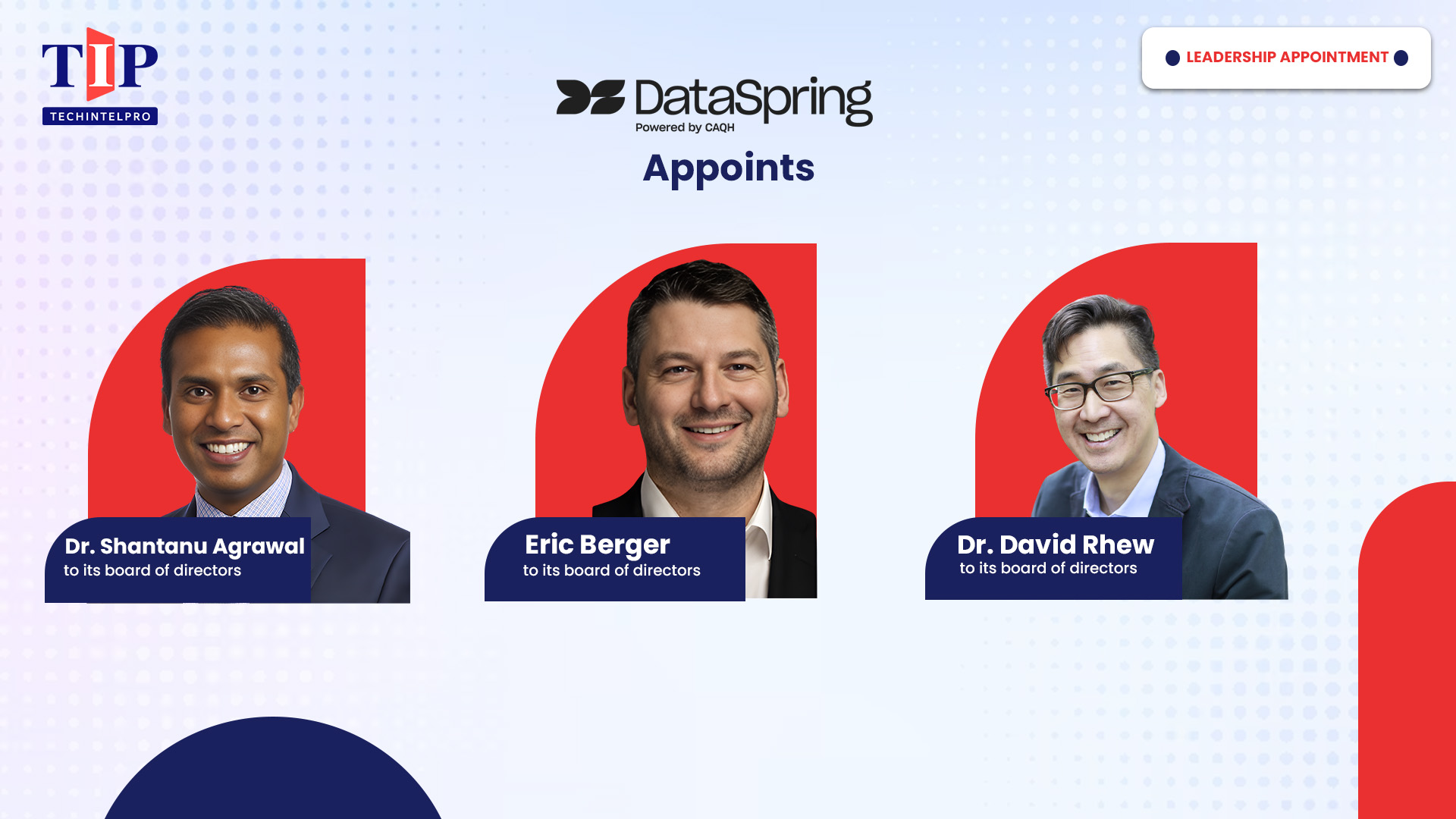 DataSpring Appoints New Board Members from Elevance, Humana, and Microsoft