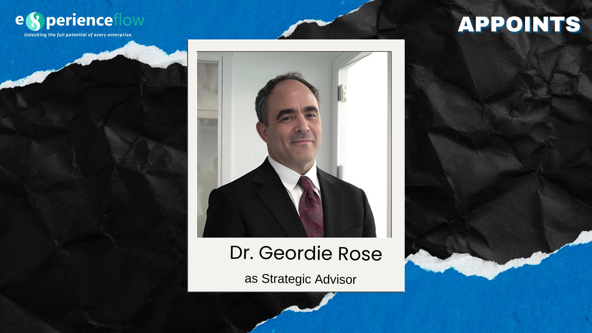 Dr. Geordie Rose Joins ExperienceFlow.AI as Strategic Advisor