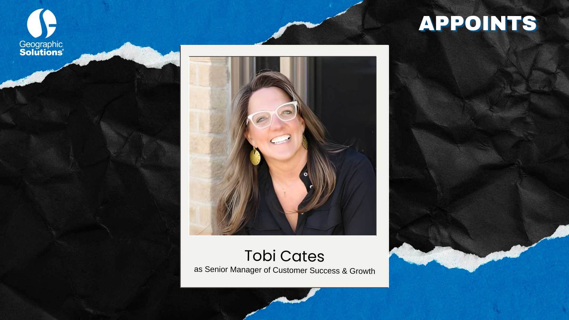 Geographic Solutions Hires Tobi Cates to Lead Customer Success