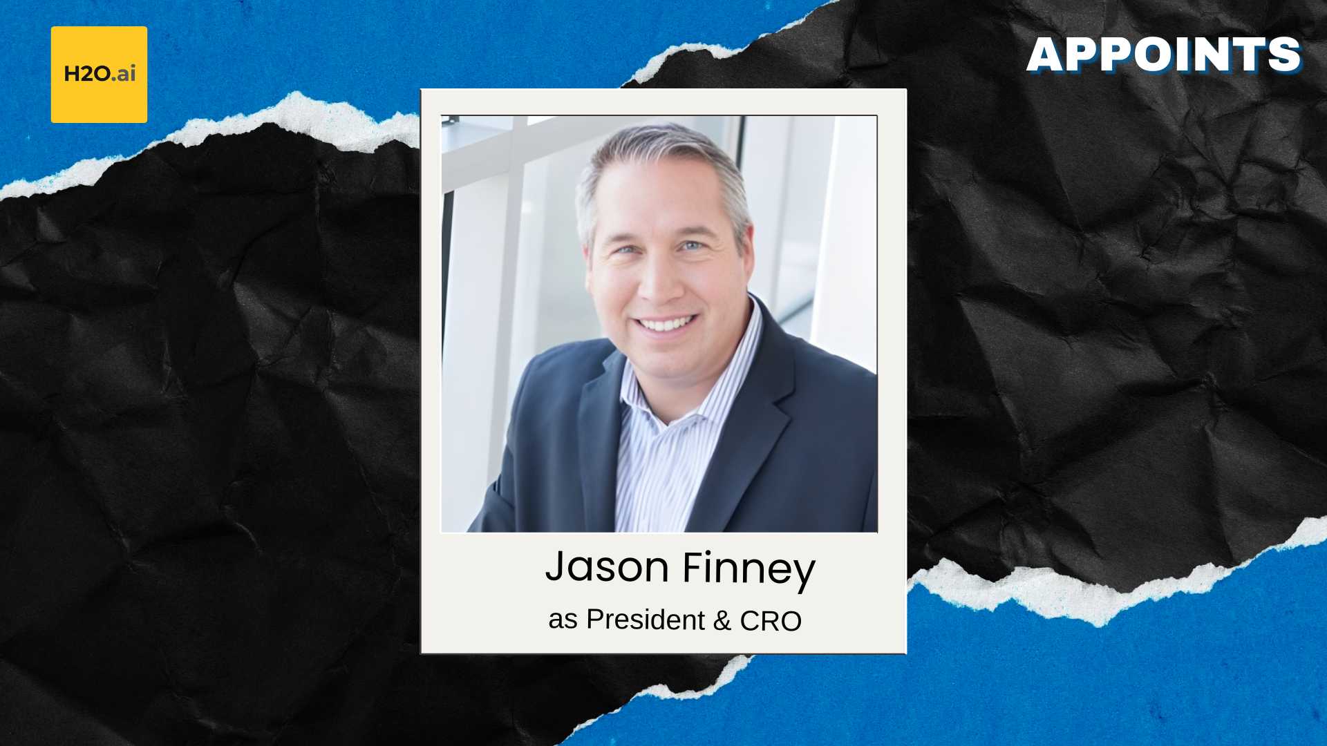 H2O.ai Appoints Jason Finney as President and CRO for Growth