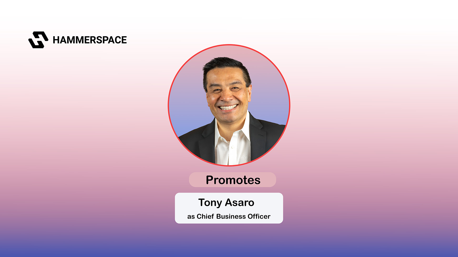 Hammerspace Promotes Tony Asaro to Chief Business Officer