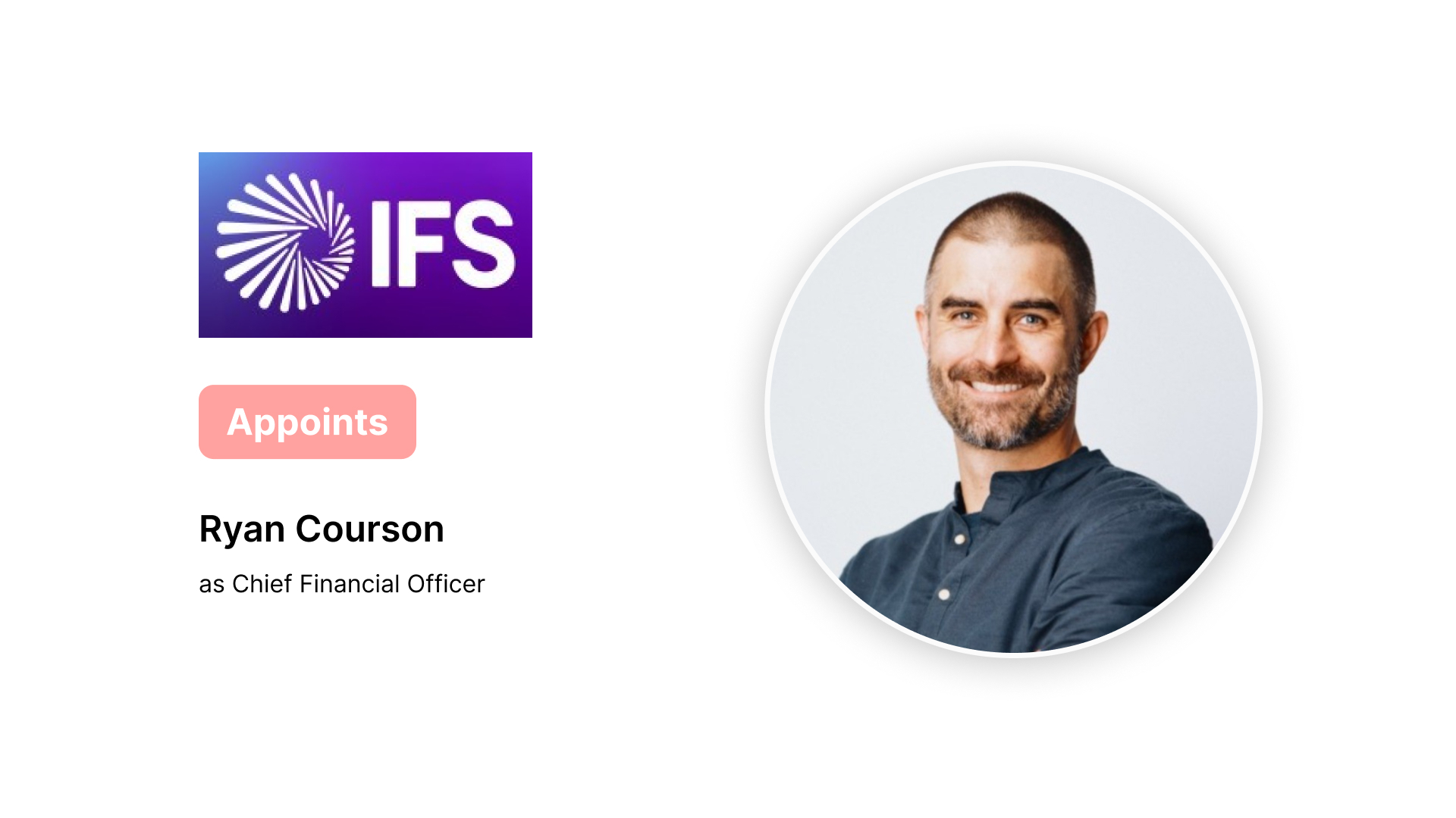 IFS Appoints Ryan Courson as CFO Amid Surge in Industrial AI Demand