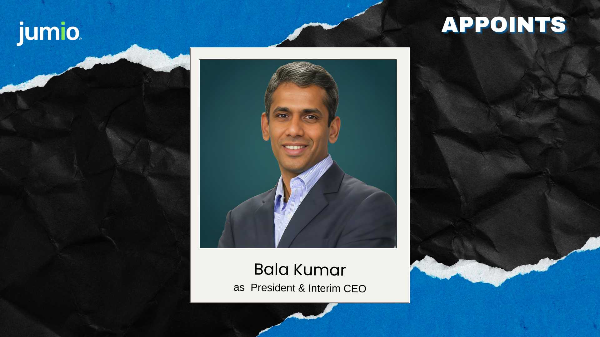 Jumio Appoints Bala Kumar as President & Interim CEO