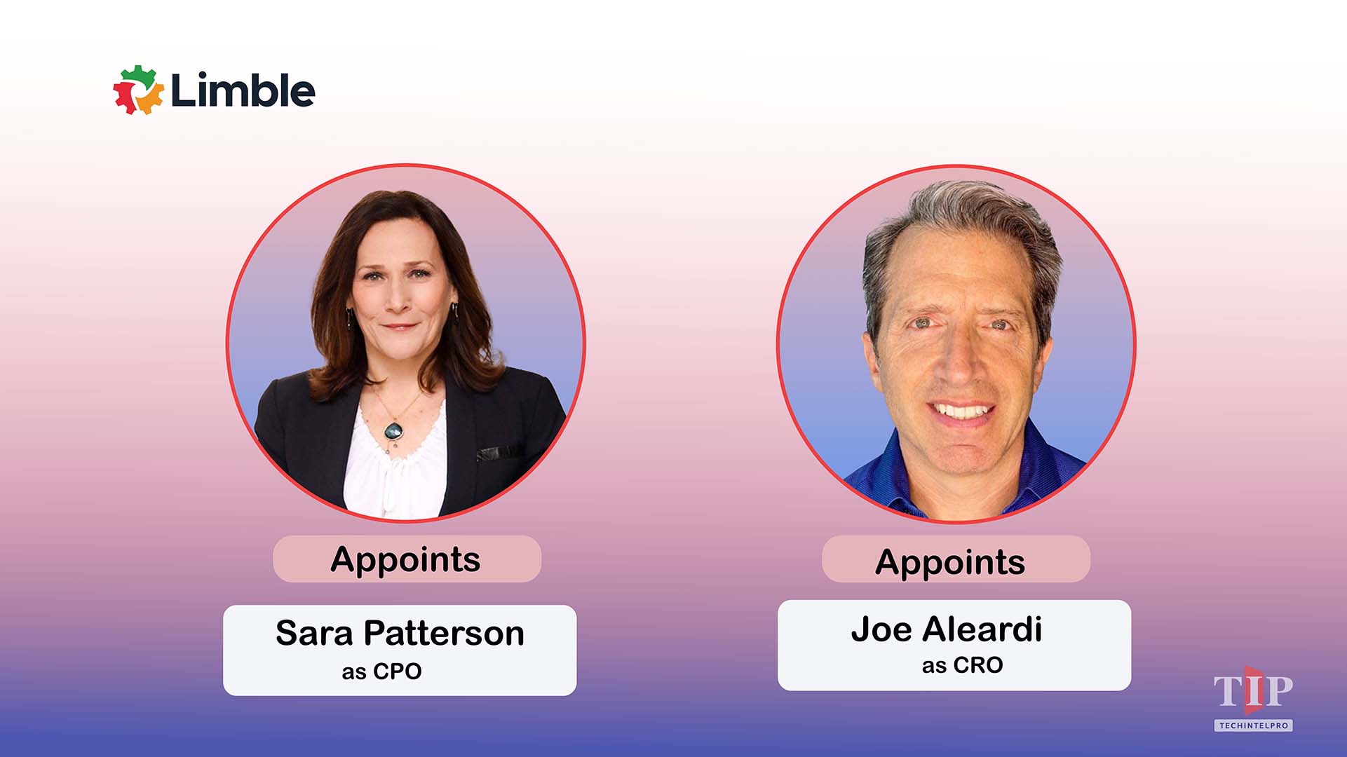 Limble Appoints Sara Patterson as CPO and Joe Aleardi as CRO