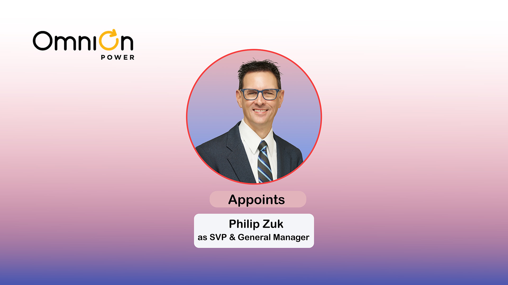 OmniOn Power Names Philip Zuk SVP AI Data Center