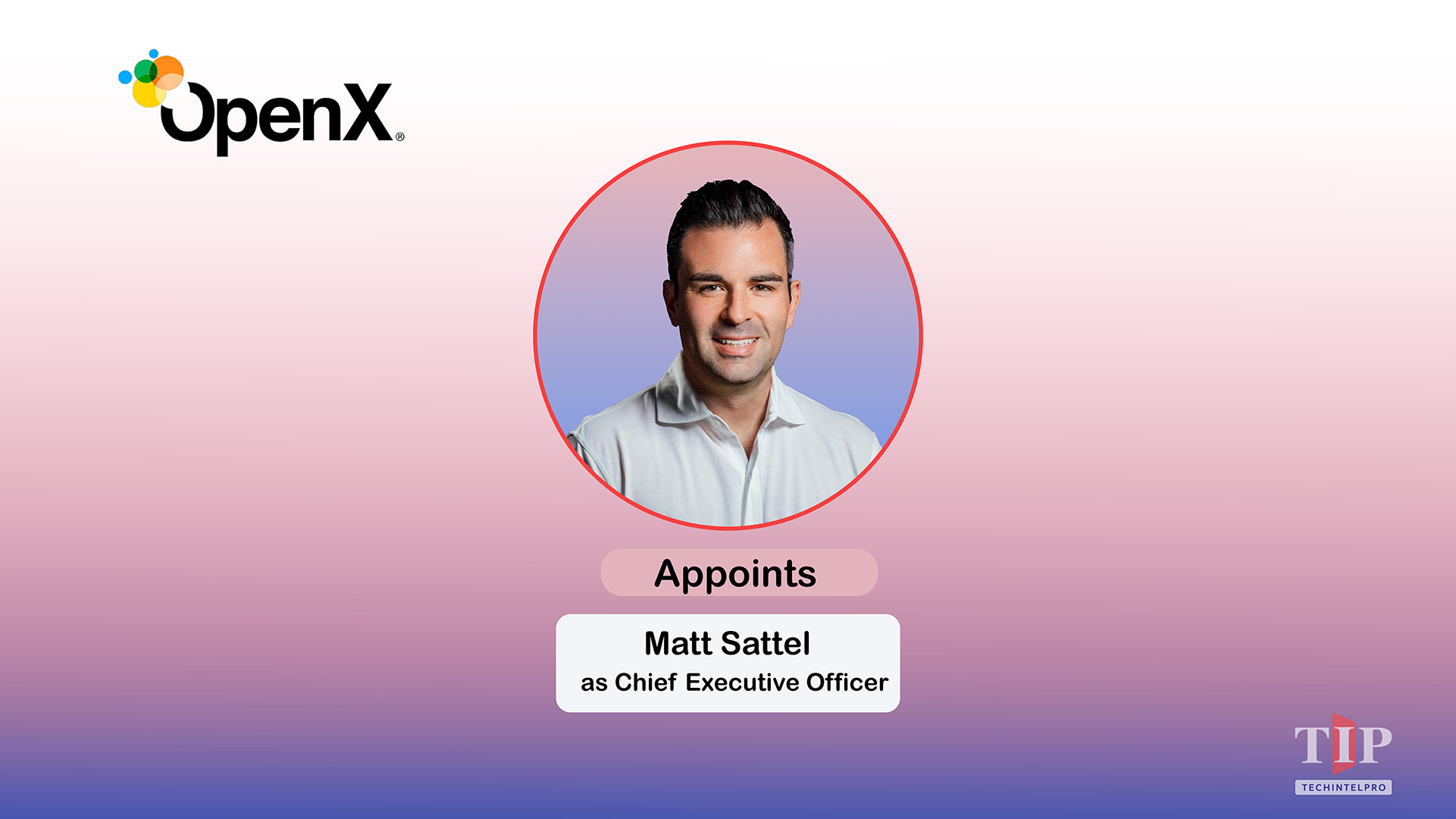 OpenX Appoints Matt Sattel as New CEO