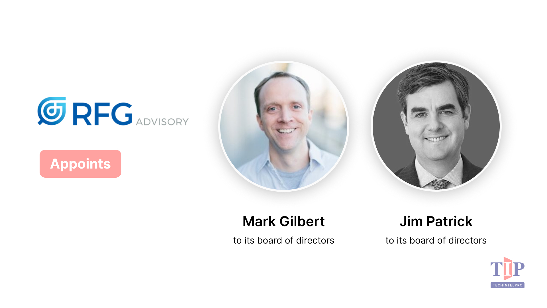 RFG Advisory Appoints Mark Gilbert and Jim Patrick to Board, Invests in Zocks