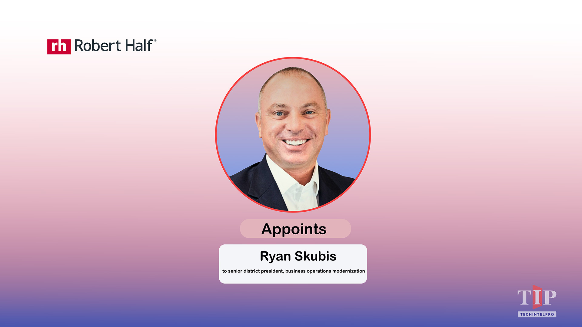 Robert Half Names Ryan Skubis Senior District President