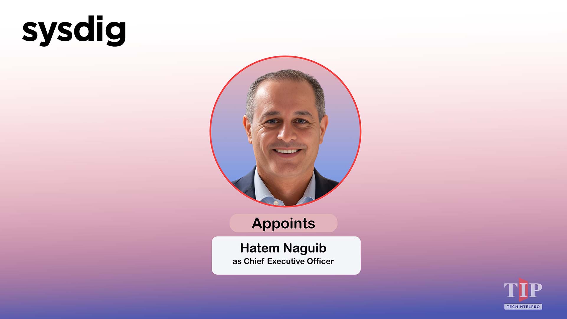 Sysdig Names Hatem Naguib as CEO to Lead AI-Driven Cloud Security