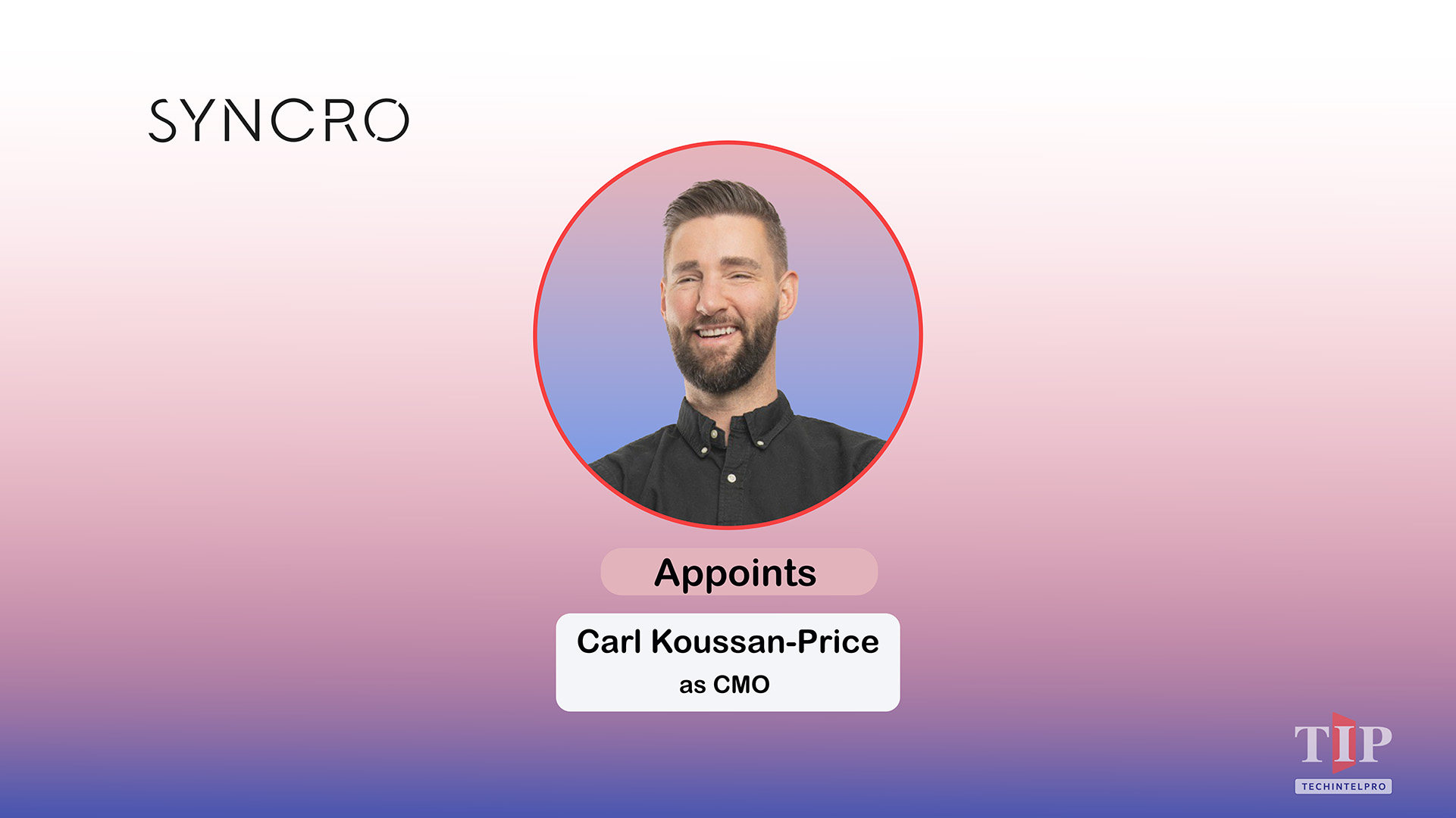 Syncro Appoints Carl Koussan-Price as Chief Marketing Officer