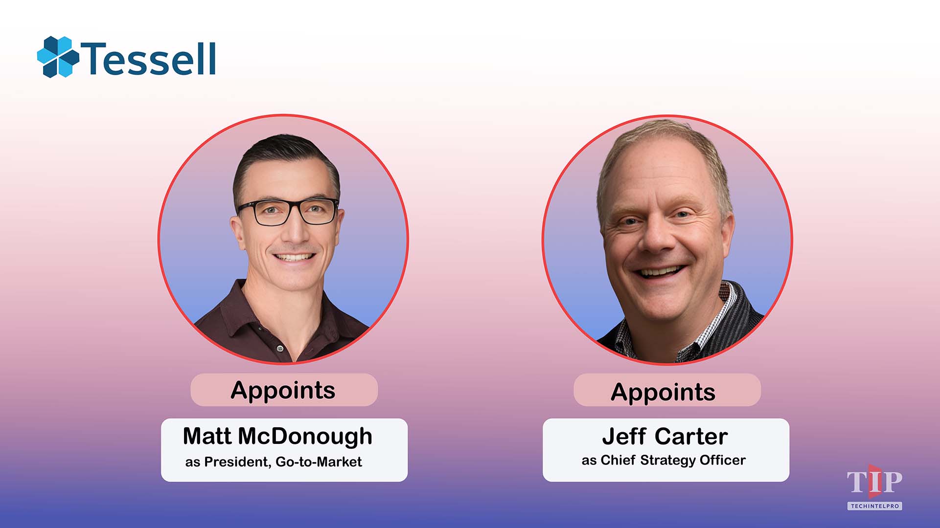 Tessell Appoints Matt McDonough and Jeffrey Carter to Executive Team