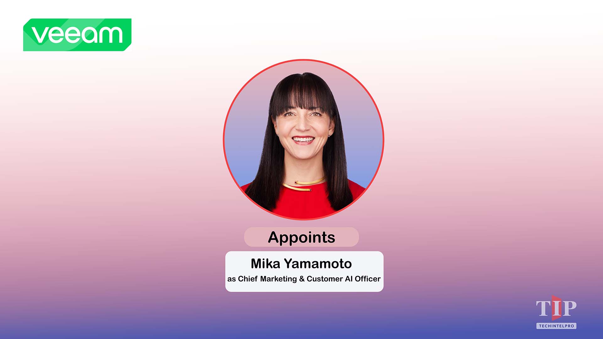 Veeam Appoints Mika Yamamoto as Chief Marketing and Customer AI Officer
