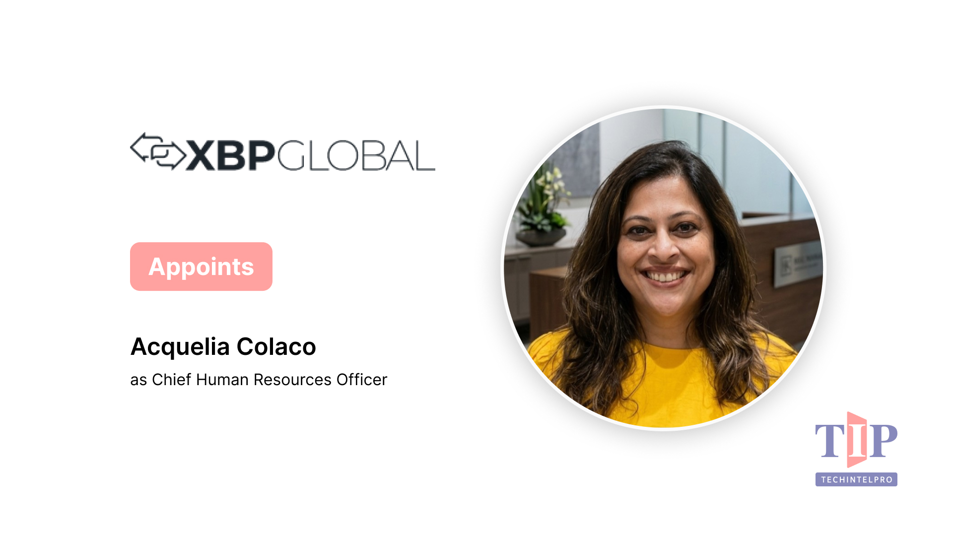 XBP Global Names Acquelia Colaco as CHRO to Drive AI-First Vision