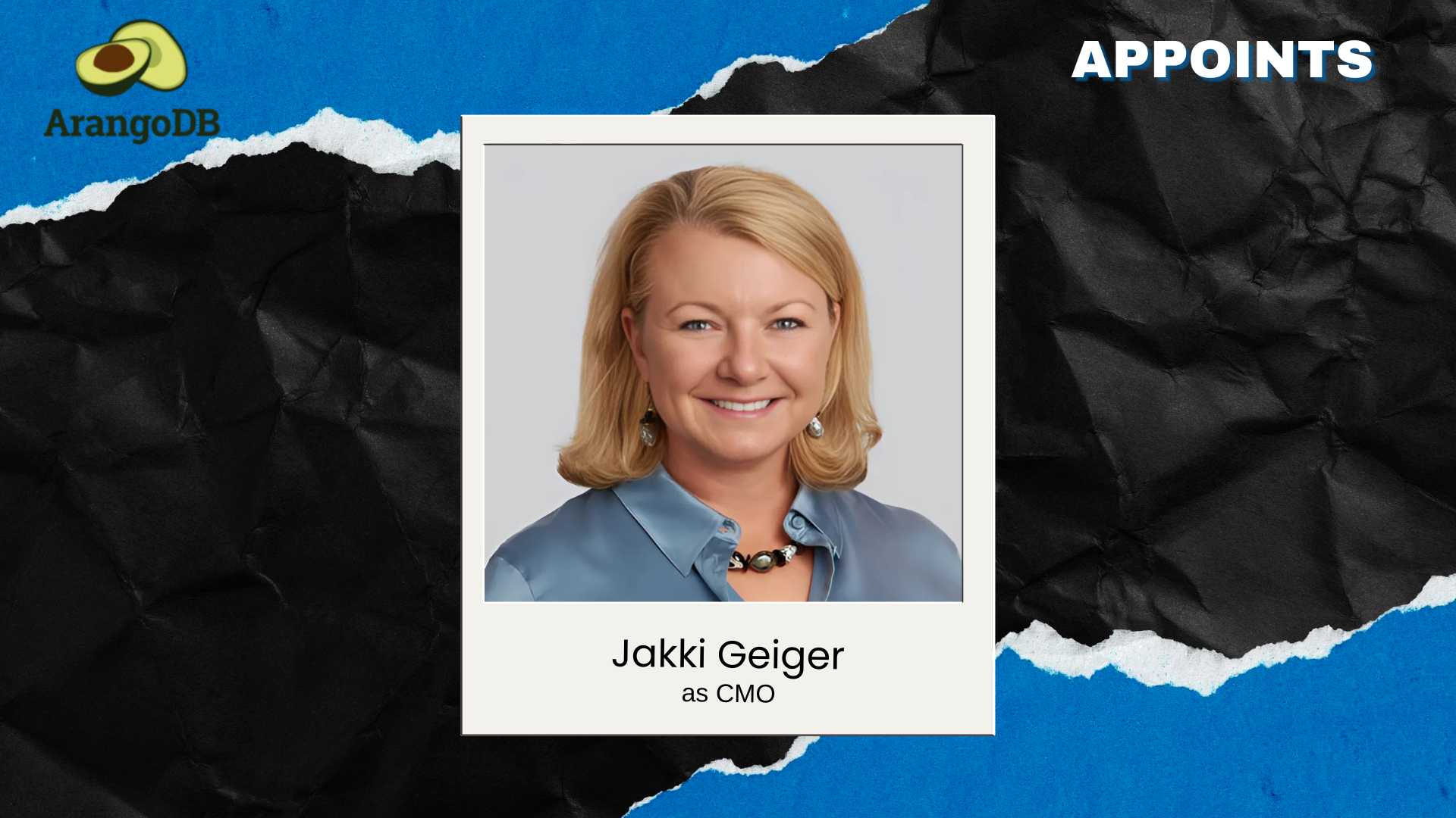 Arango Names Jakki Geiger as CMO to Boost GenAI Innovation