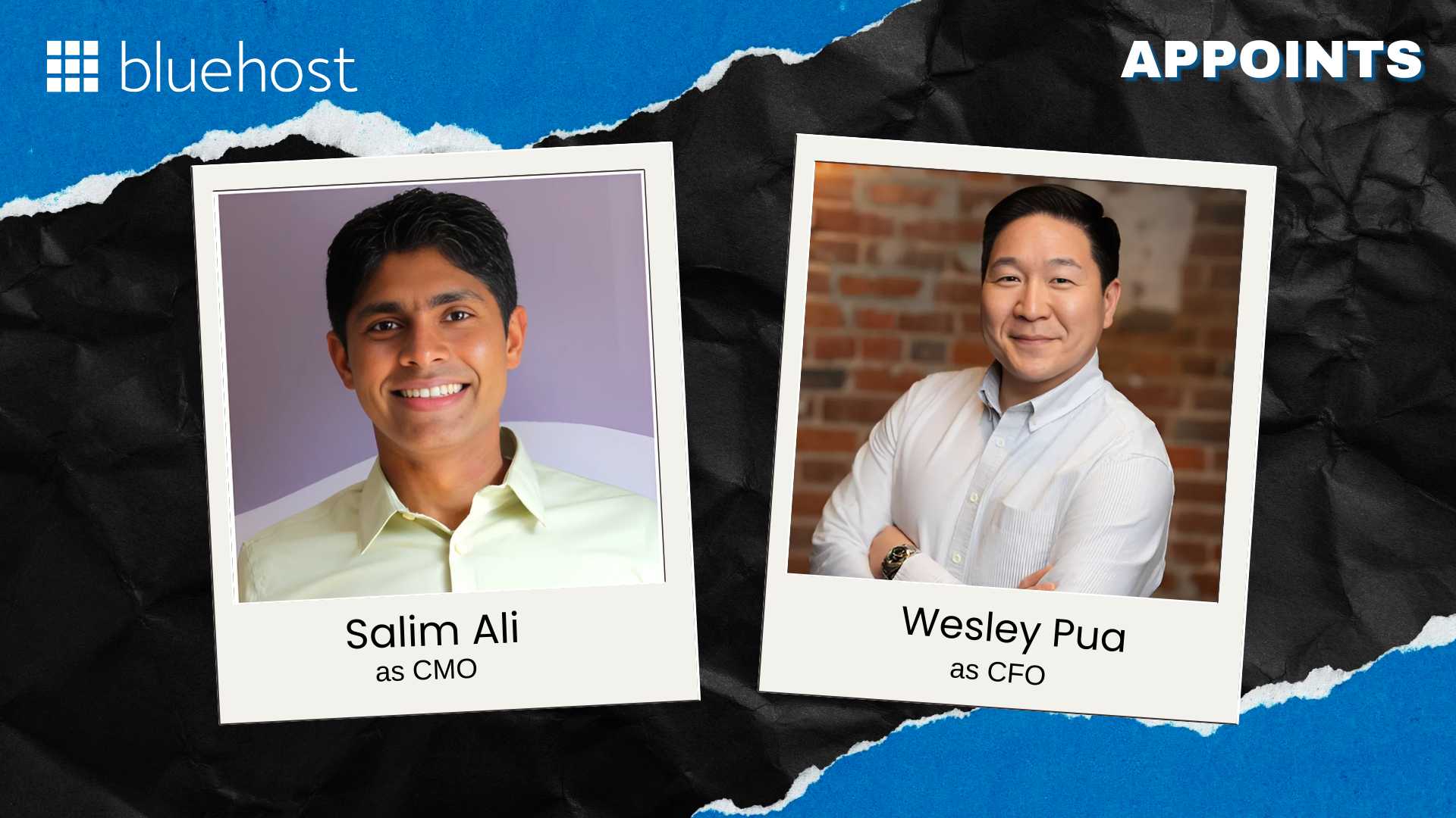 Bluehost Appoints New CMO and CFO to Accelerate AI-Powered SaaS Platform for SMBs