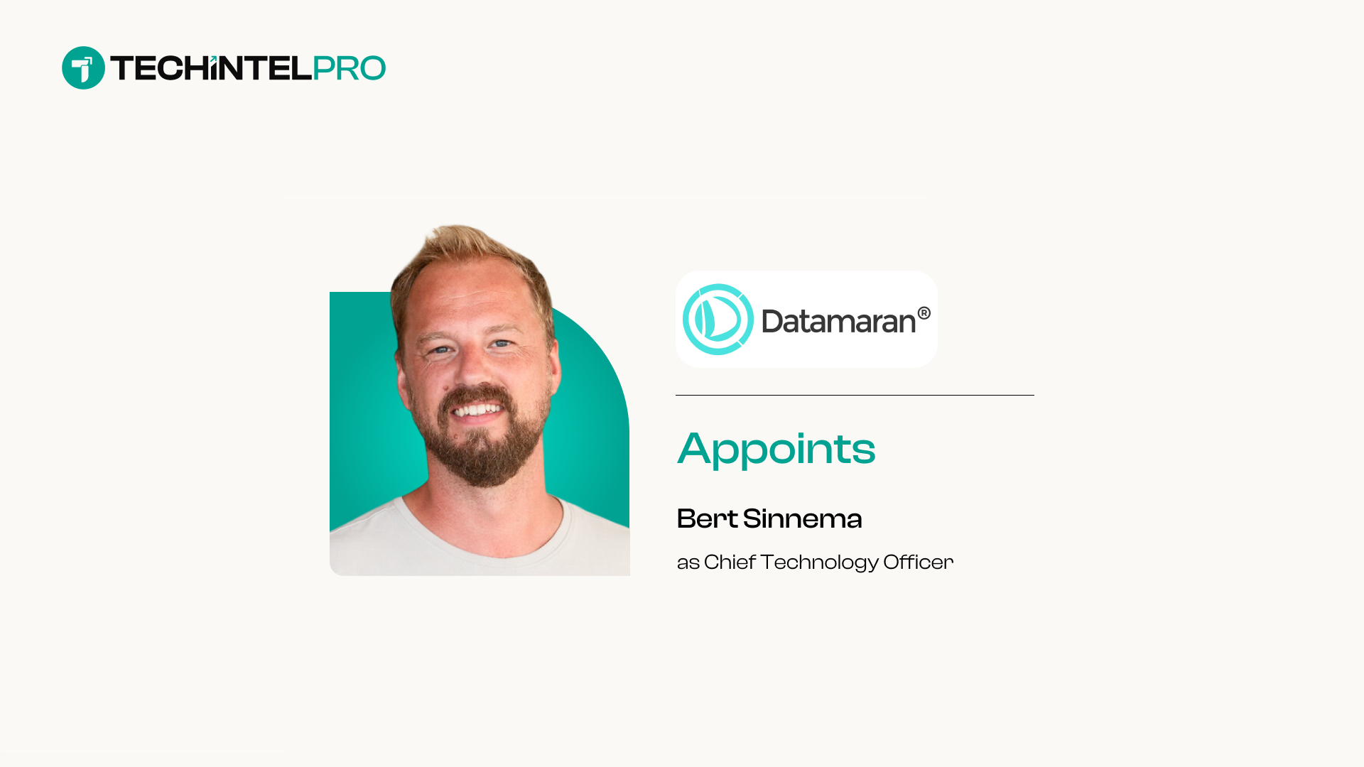 Datamaran Appoints Bert Sinnema as Chief Technology Officer