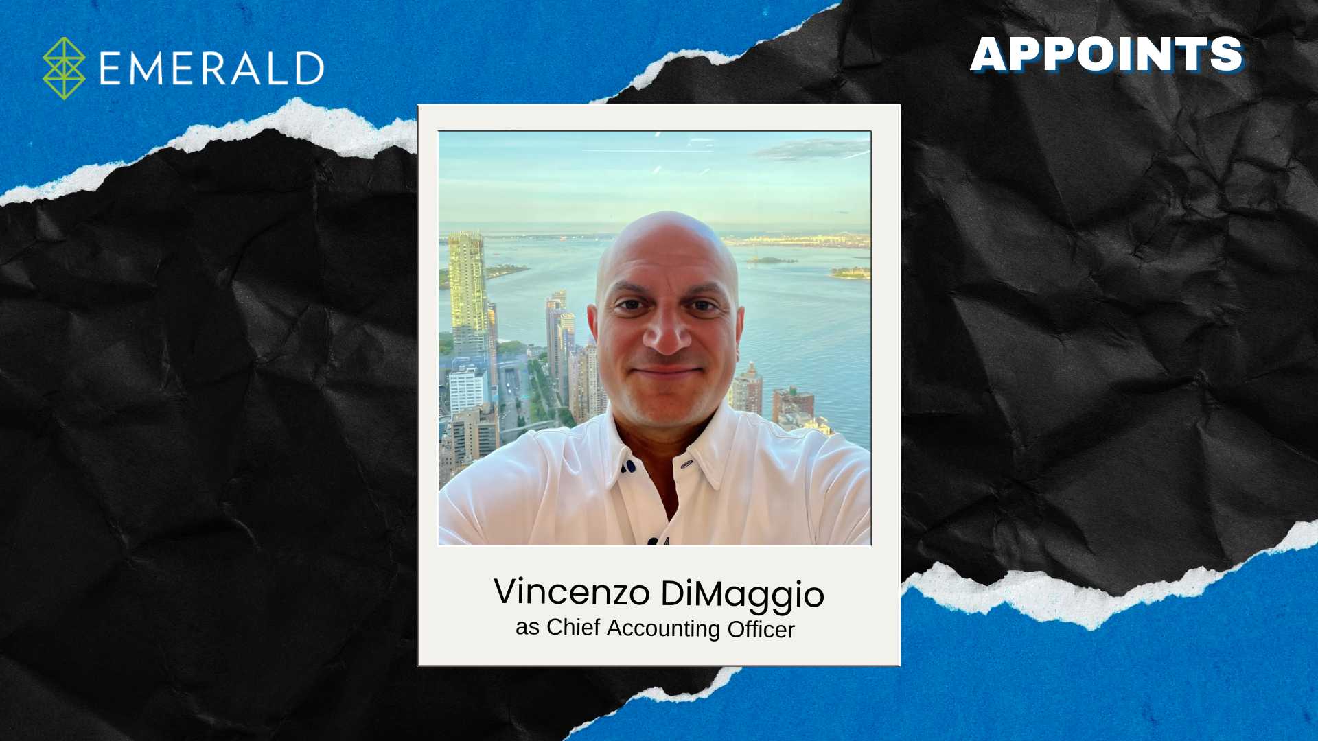 Emerald Holding, Inc. Appoints Vincenzo DiMaggio as Chief Accounting Officer