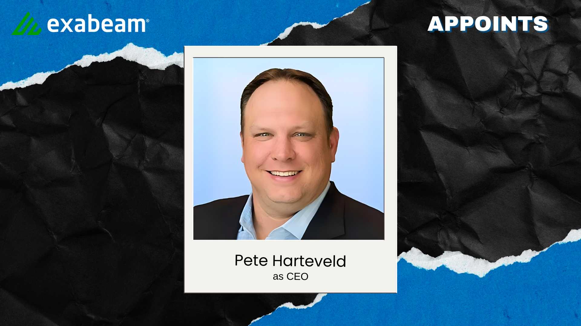 Exabeam Names Pete Harteveld as New CEO