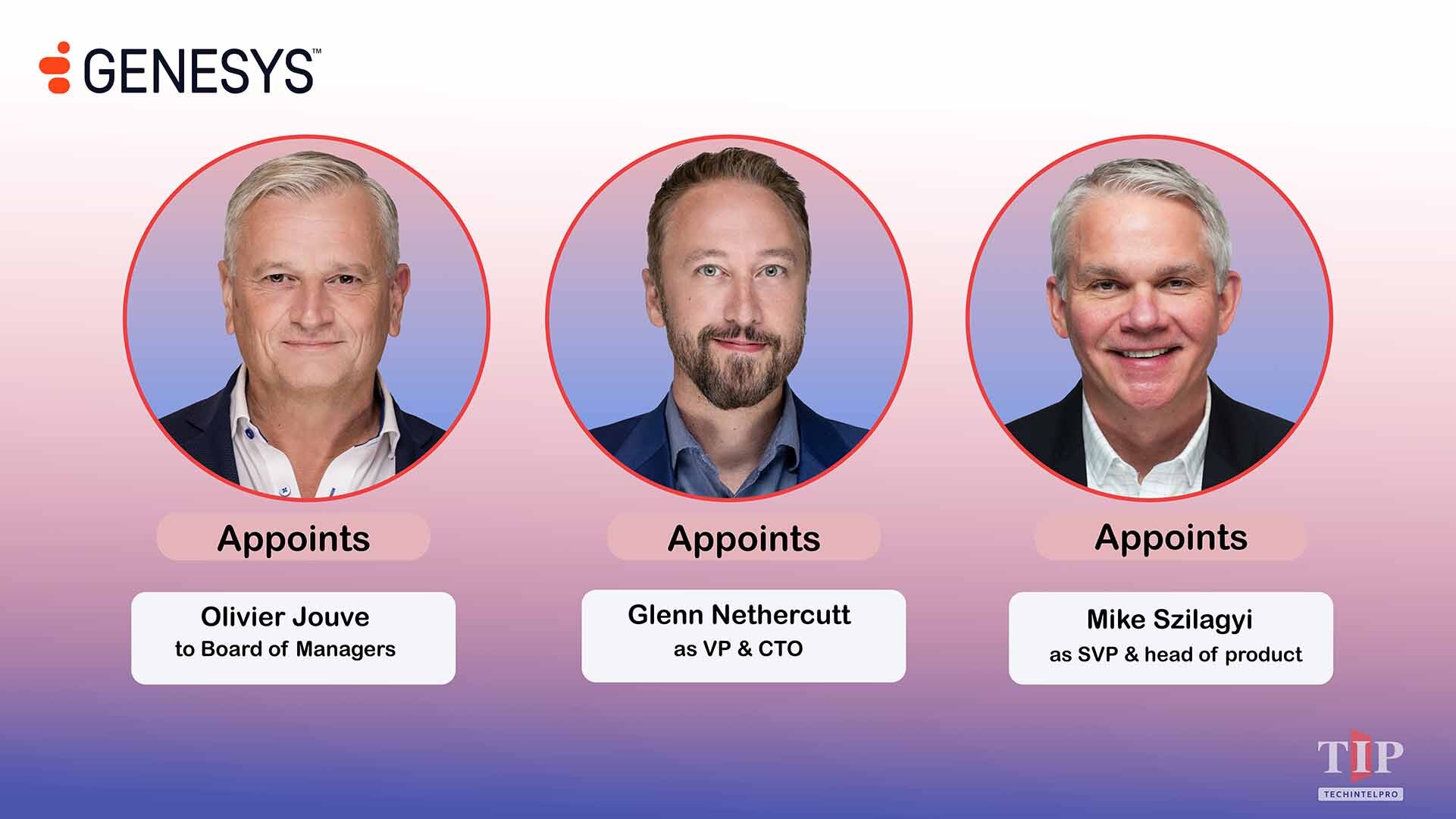 Genesys CPO Olivier Jouve to Retire and Join Board of Managers