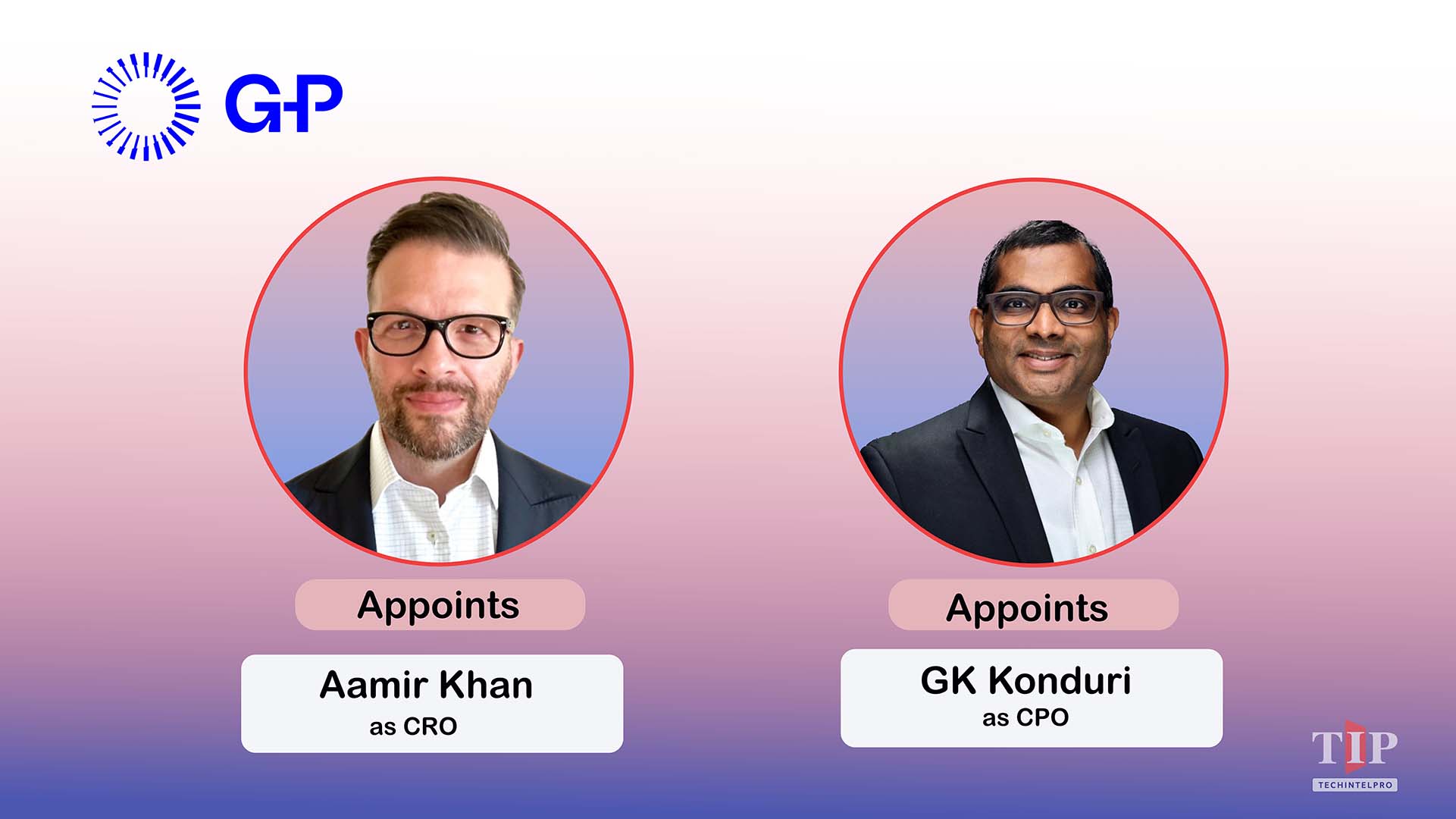 G-P Appoints Aamir Khan CRO and GK Konduri CPO