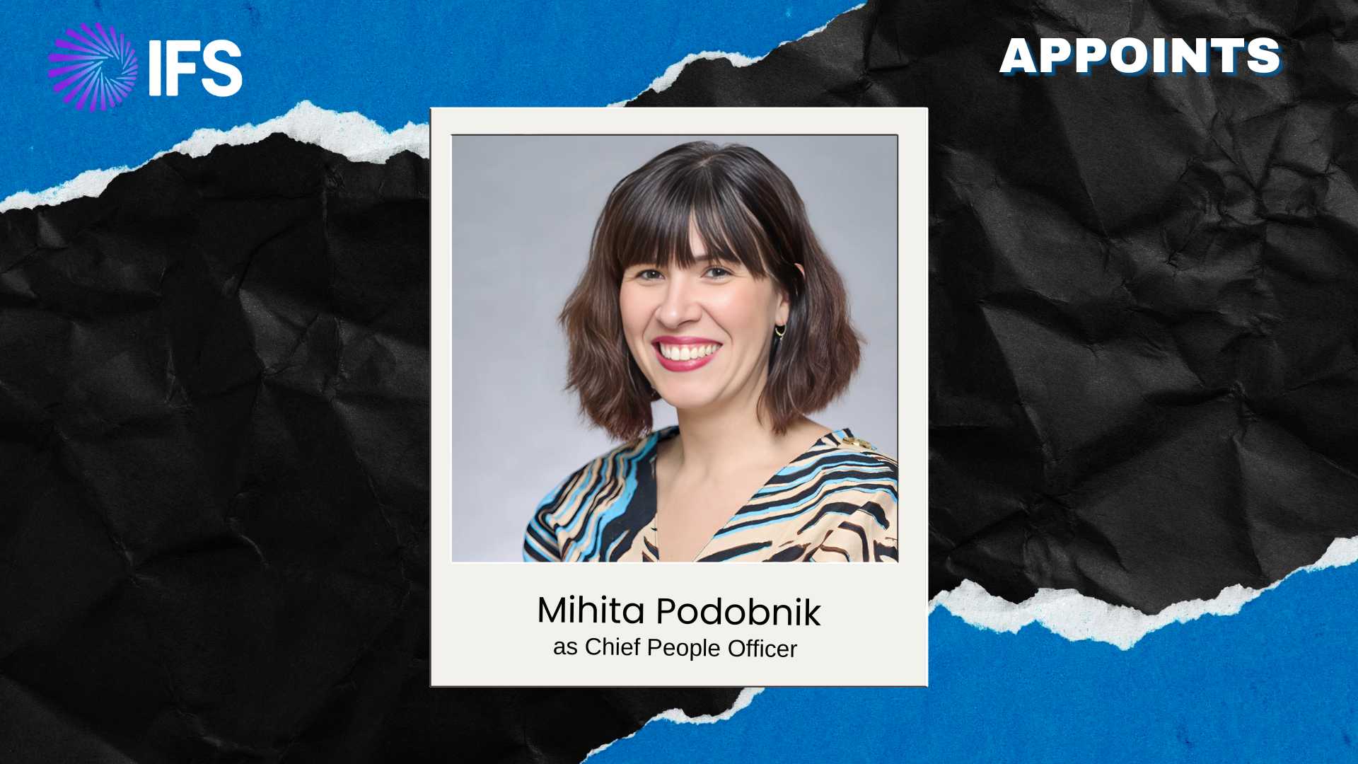 IFS Names Mihita Podobnik Chief People Officer