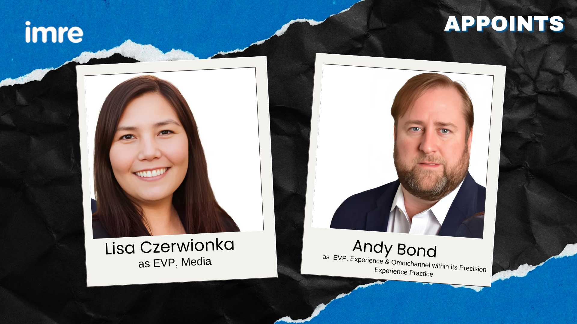 Imre Names Lisa Czerwionka & Andy Bond to Lead Practice