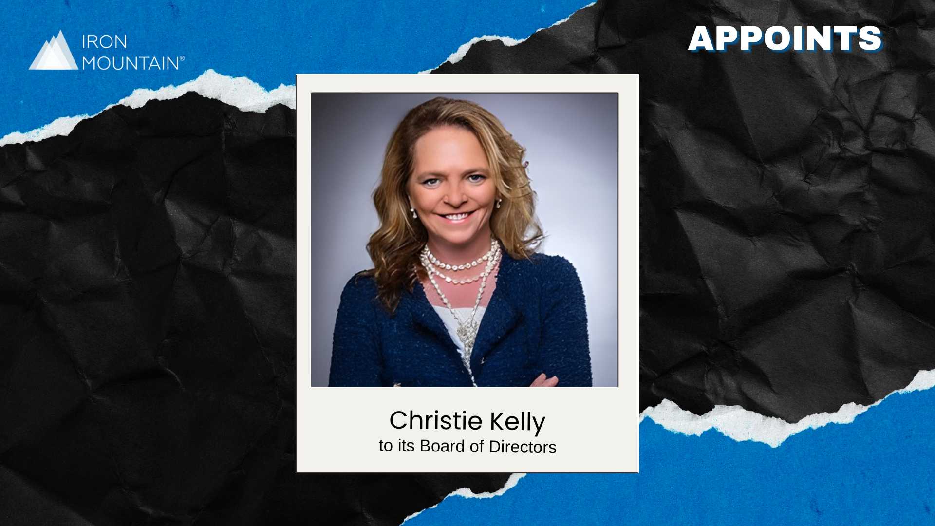 Iron Mountain Elects Christie Kelly to Board of Directors