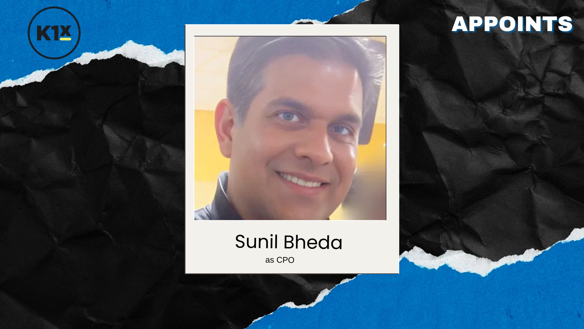  K1x Names Sunil Bheda CPO, Adds 11 Tax Experts for AI Innovation
