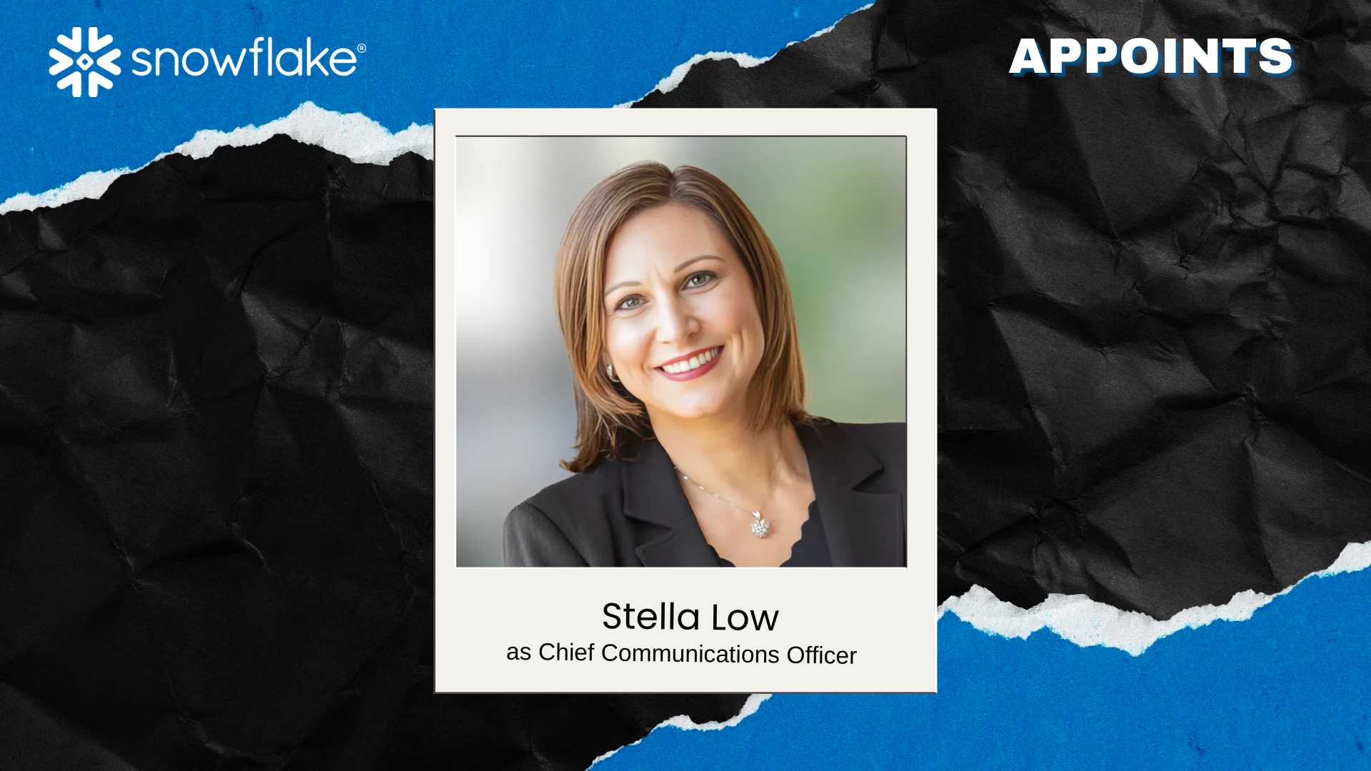 Snowflake Appoints Stella Low as Chief Communications Officer
