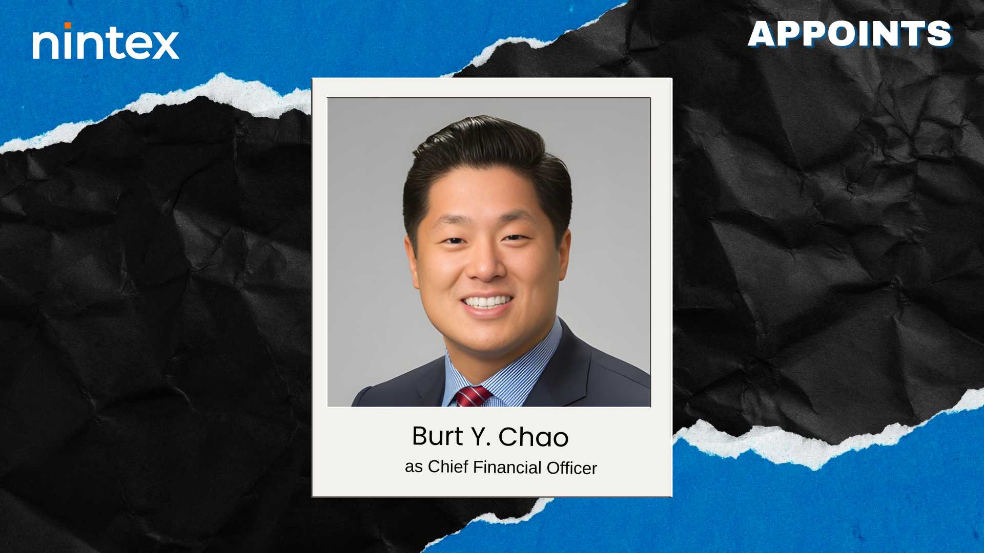 Burt Y. Chao Appointed CFO at Nintex