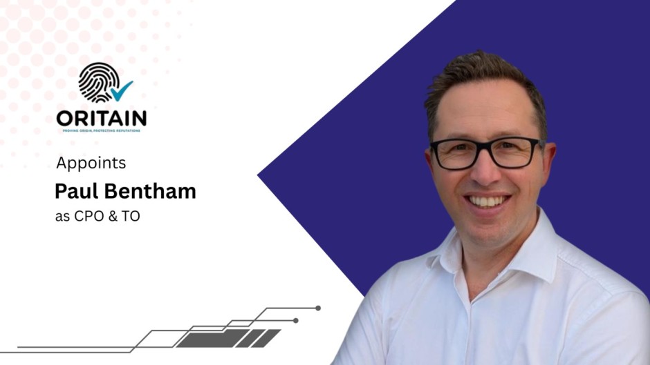 Oritain Names Paul Bentham as CPTO to Advance Supply Chain Innovation