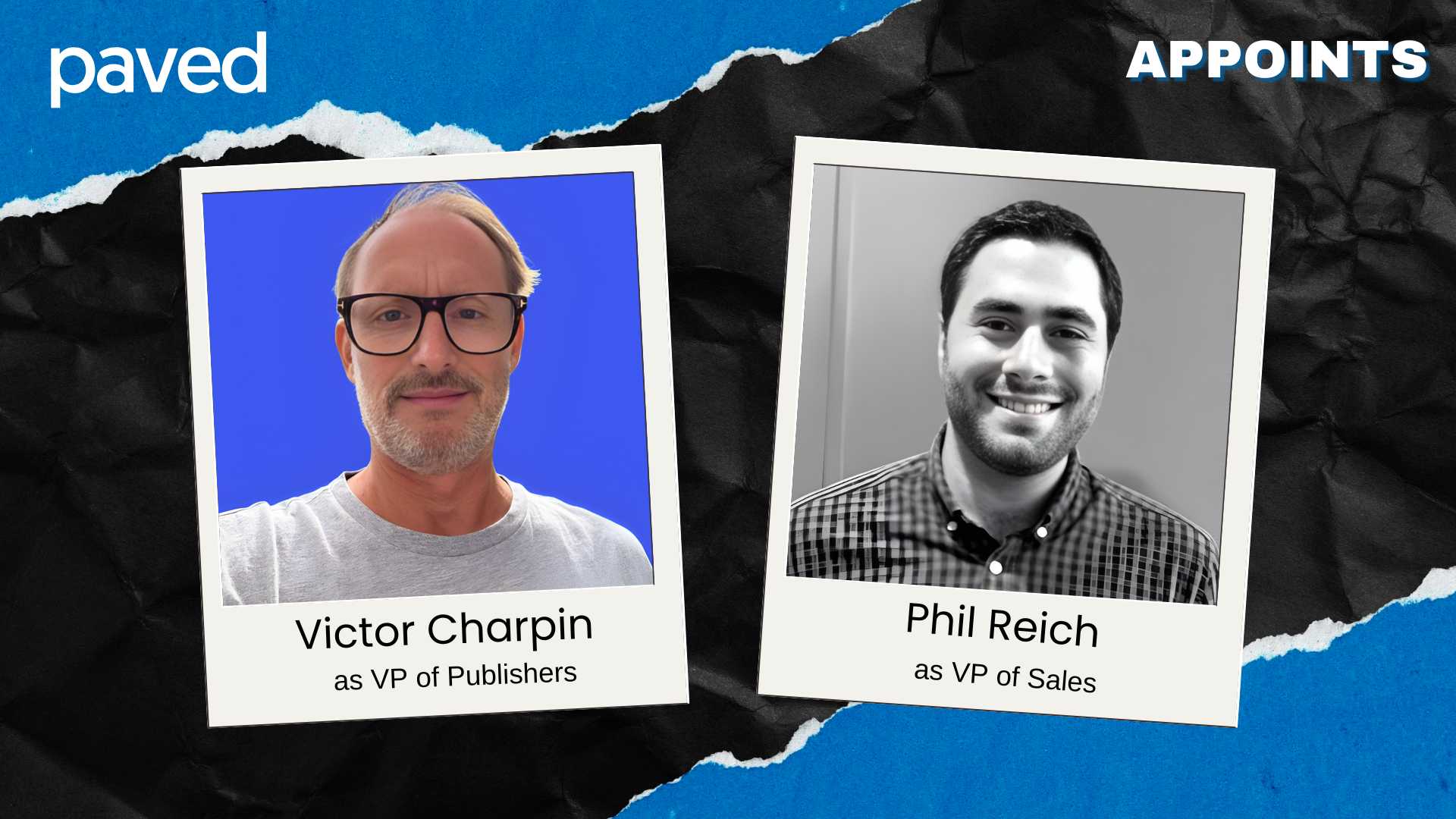 Paved Appoints Two VPs to Lead Publisher & Sales Growth