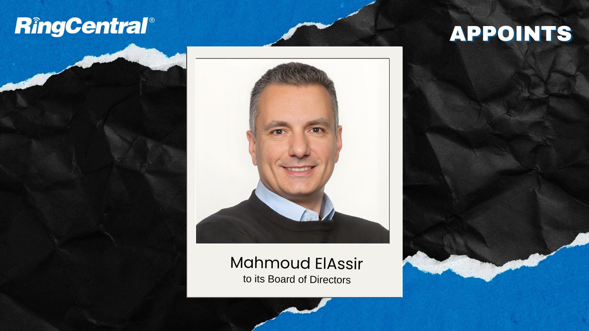 RingCentral Appoints Mahmoud ElAssir to its Board of Directors