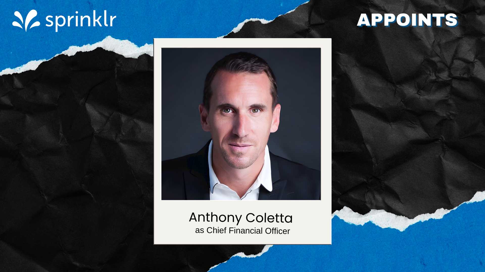 Sprinklr Names Anthony Coletta as CFO for Strategic Growth
