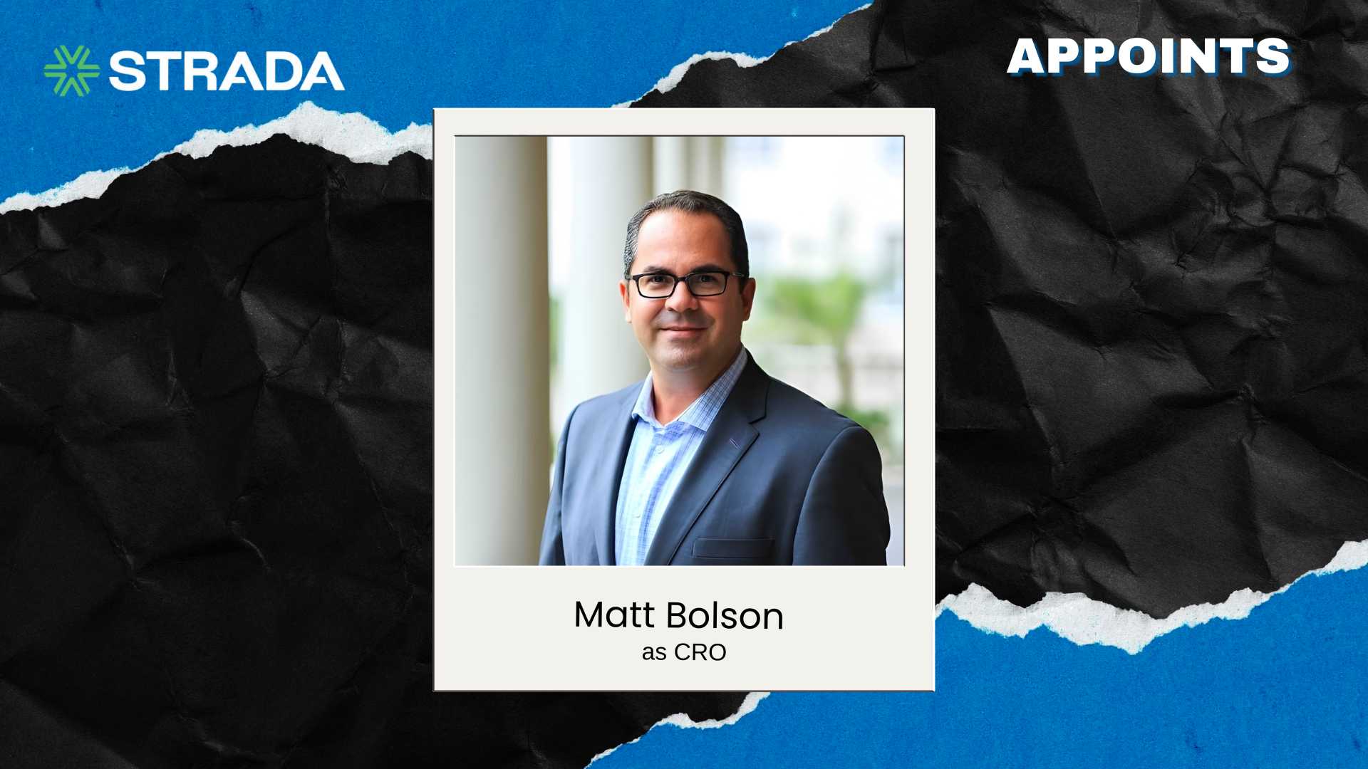 Strada Names Matt Bolson CRO for Global Payroll Growth
